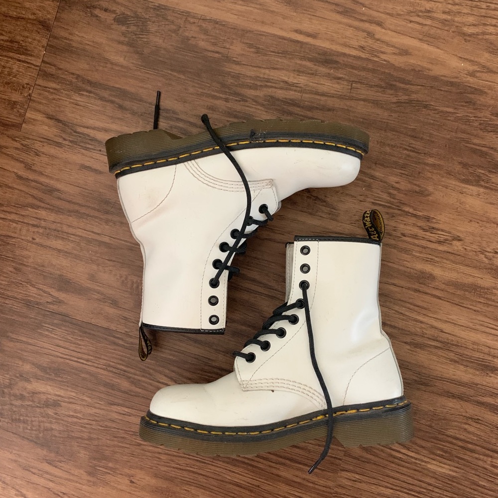 White Dr. martens